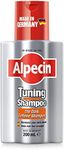 Alpecin Tuning Shampoo 200ml | Preserves Natural Hair Colour and Supports Natural Hair Growth | Dark Caffeine Shampoo to Cover Early Grey Hairs | Hair Care for Men Made in Germany