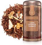 Teabloom Organic Herbal Tea, Cape Orange Quince Loose Leaf Tea, Zesty Citrus and Comforting Quince for a Tropical Rooibos No-Caffeine - 3.53 oz/100 g Canister Makes 35-50 Cups