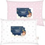 KeaBabies 2-Pack Toddler Pillow 13x