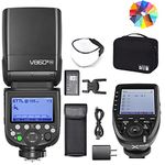 Godox V860III-N Flash for Nikon Camera Speedlight Flash Speedlite 2600mAh 1.5s Recycle Time and 480 Full Power Flashes 10 Levels Modeling Light w/Godox XPro-N Wireless Flash Trigger(Upgraded V860II-N)