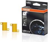 OSRAM LEDriving Canbus Control Unit, LEDCBCTRL102, 21 W, Avoid Error Messages in the Board Computer when Using LED Fog Lights, Folding Carton Box (2 Pieces), Gold