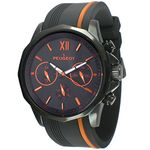 Peugeot PP Men's Analog Quartz Watch with Silicone Strap 2046BOR