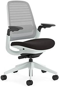 Steelcase Series 1 Ergonomic Office Chair With LiveBack Lumbar Support And 4D Armests Nickel/Anthracite
