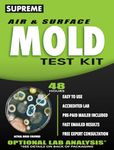 Supreme - DIY Mold Test Kit for Home Air Quality - Air and Surface Mold Testing - Pre-Paid Return Mailer and Expert Mold Consultation - Optional Lab Analysis