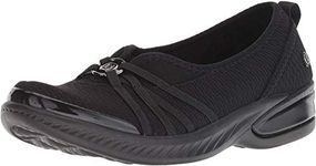 Bzees Women's Niche Ballet Flat, Bl