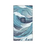 2025 Pocket Planner: Two-Year-Plus Monthly Pocket Calendar Planner (29-Month): August 2024 - December 2026, 6.5" x 3.5" - Ocean Swell