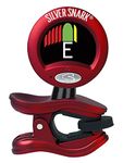 Snark Silver Snark 2 Clip-On Chromatic Guitar Tuner - Red | Hyper-Snark Tuning Software, Ultra-Fast Response, Long Battery Life | For Guitar, Bass, Ukulele, Banjo