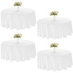 JALANCY 4 Pack Round Tablecloth 120