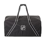 NHL Durable 30 Inch Black Equipment Bag with Roomy Compartment Lightweight Large Duffle Bag for Travel