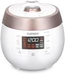 Cuckoo CRP-RT0609FW | Twin Pressure rice cooker 6 cup & Warmer with High Heat, GABA, Mixed, Scorched, Turbo, Porridge, Baby Food, Steam (Hi/NonPressure) and more, Made in Korea | White