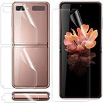 SmartLike Screen Protector for Samsung Galaxy Z Flip 3 5G, [Bubble Free] Unbreakable Membrane [Full Coverage], Tempered Glass Film for Samsung Galaxy Z Flip 3 5G