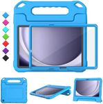 TOEVEK Kids Case for Samsung Galaxy Tab A9 Plus 11" Tablet, Built-in Screen Protector, Shockproof Handle Stand Protective Cover for Samsung Galaxy Tab A9+ 11 Inch 2023(SM-X210/X216/X218), Blue