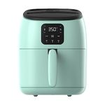 DASH Tasti-Crisp™ Electric Air Fryer Oven, 2.6 Qt., Aqua – Compact Air Fryer for Healthier Food in Minutes, Ideal for Small Spaces - Auto Shut Off, Digital, 1000-Watt