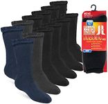 Debra Weitzner Thermal Socks For Men Women 4/6 Pairs Thick Heated Warm Winter Boot Socks - Insulated Extreme Cold Weathers, Grey Assorted 6 Pairs