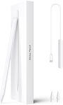 Bolvunes iPad Pencil 2nd Generation with Wireless Charging,Pixel-Perfect Precision and Low Latency,Charges and Pairs Magnetically,Instead for Apple Pencil for iPad 2018-2023