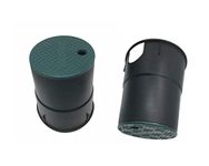 Valve Box Cover 6” Round Sprinkler System Irrigation Circular Valve Box,2 Pack