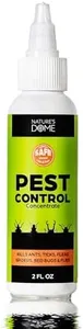 Indoor Bug Spray Safe for Pets – Natural Pet & Kid-Safe Home & Outdoor Pest Control Essential Oil Concentrate – Roach, Spider, Flea, Mosquito, & Ant Spray Bug Killer by Nature's Dome, 2 Oz.