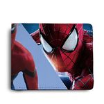 ShopMantra Men's Wallet | Wallet For Men's | Wallet For Boy's | Spider Action Printed Pu Leather Wallet For Men's/Boy's.,Multi