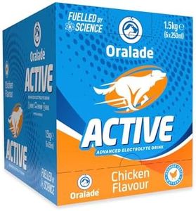 Oralade - Active for Pets, 100% Natural Chicken Flavour - Advanced Electrolyte Drink - Glycine and L-carnitine for Muscle Strength and Recovery - Quick Absorbing Isotonic Formula - 250ml, 6 Pack