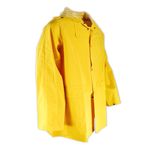 MAGID RainMaster PVC Jacket with Snap Closures, 1 Jacket, Size XXL, Yellow PVC Shell and Vinyl Lining, HJ7819