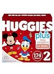 Huggies Little Snuggle Size 2 Diapers (Pack of 174)