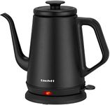 DmofwHi Gooseneck Electric Kettle(1.0L),1000W Electric Tea Kettle of 304 Stainless Steel,Auto Shut off,Water Kettle for Coffee and Tea -Matte Black