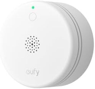 eufy Smoke Alarm E10, Accurate Fire Alerts, Ultra-Compact 70 mm Design, Long Communication Range, Requires HomeBase 2, 3, Mini, or Pro