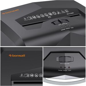 Bonsaii 18-Sheet Paper Shredder – Heavy Duty Cross-Cut for Office