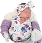 Terriboo Newborn Floral Print Blank