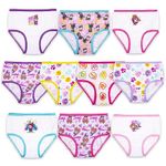 Paw Patrol Girls Toddler Panty Multipacks Briefs, Paw Tg 10pk, 2-3 Years