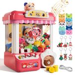 Lucky Doug Claw Machine for Kids Girls Boys with Light Music, Candy Claw Machine Arcade Game Toys for Kids Girls 4-8, Grabber Machine Toys for 4 5 6 7 8 Years Old Girls Birthday Holiday