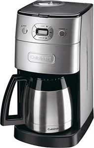 Cuisinart Grind and Brew Automatic | Bean to Cup Filter Coffee Maker | Thermal Carafe | DGB650BCU, Silver