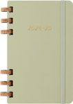 Moleskine Spiral 12 Month 2024-2025 Academic Year Planner, Hard Cover, Large (5" x 8.25"), Kiwi, 200 pages