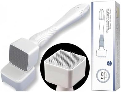 MORTON DAVIES Derma stamp adjustable pen 0mm - 3mm,100 a titanium micro needles I amazing professional microneedling pen for skin repair, face, hair & beard growth I easy to use I safe and effective