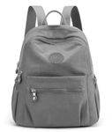 go-done 11L Mini Backpack,Small Nylon Ladies backpacks,Women shopping Backpack, Grey., Leisure