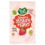 Fruit Bowl Yogurt Flakes Strawberry (5X18g) X 5Pack | Gluten free | Yummy, yummy yogurt coated fruit flakesrawb | Ideal as a snack | Natural colours & flavours