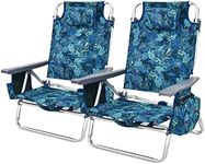 Costway 2-Pack Backpack Beach Chair