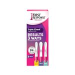 First Response Triple Check - Pregnancy Test Kit - Test 3 Ways- Over 99% Accurate - Analog (2 Count) - Digital (1 Count) - 3 Tests