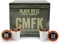 Black Rifle Coffee Company Supply Drop Variety Pack, With Silencer Smooth, AK Espresso, Just Black, and Beyond Black Blends, 48 Coffee Pods