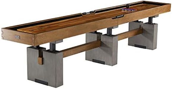 Barrington Billiards 12' Urban Clyborne Shuffleboard Table With Scratch-Resistant Playfield and 8 Puck Set