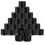 24 Pack 8oz Candle Tins,Black Candle tins for Making Candles Bulk,8 oz Candle Jars,Tin Jars for Candle Making,Metal tin Jars