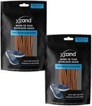 Xpand Quick Release Round-Lacing No Tie Shoelaces System with Elastic Laces - (Pack of 2) (Brown)