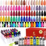 Lavender Violets 49 PCS Gel Nail Po