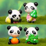 Decorative Refrigerator Magnets, Perfect Fridge Magnets for House Office Personal Use (4Pcs Pandas 2)