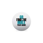 Gingercrush Go FInd The Hole Golf Ball Set of 3 | Ideal Gift for Men for Him Range Golf Ball