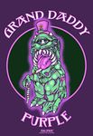 Califari Grand Daddy Purple - Vivid Strain Art Wall Poster, Decor for a Home, Dorm, Store, dispensary, or smoke shop - 13" x 19" Lithograph Print