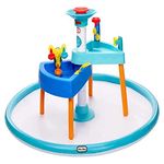 little tikes 3-in-1 Splash 'n Grow Outdoor Water Play Table with Accessories and Splash Pad, Mutlicolor (660412M8)