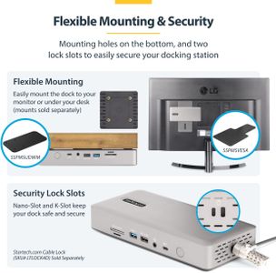StarTech Thunderbolt 4 Dock – Dual 4K, 16-Port, 100W Charging, HDMI/DP