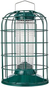 RSPB Hanging Wild Bird Squirrel Proof Peanut Feeder, in Metal, Heavy Duty for Outdoor & Garden Use. Supporting The RSPB Charity