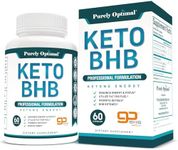 Purely Optimal Keto BHB Capsules - Appetite Blocker Supplement - Exogenous Ketones to Support Ketosis, Fat Loss & Energy, 60 Capsules - Supports Low-Carb Lifestyles